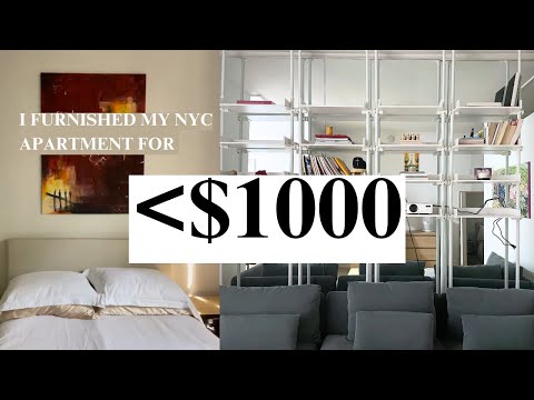 Upper East Side NYC Studio Apartment: How I furnished my apartment for under 1000 dollars!!!