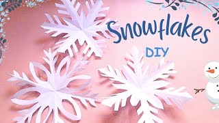 Winter season decor ❄️ | Snowflakes DIY! #craft #diy #winter