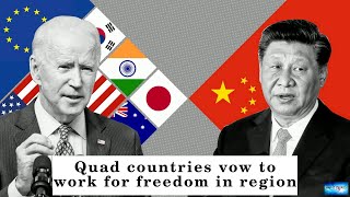 BREAKING NEWS! Quad countries vow to work for freedom in region