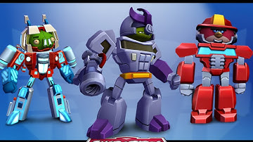 Angry Birds Transformers - Energon Galvatron Unlocked New Weapons Gameplay Walkthrough #17