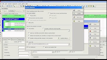 Primavera P6 updating baseline