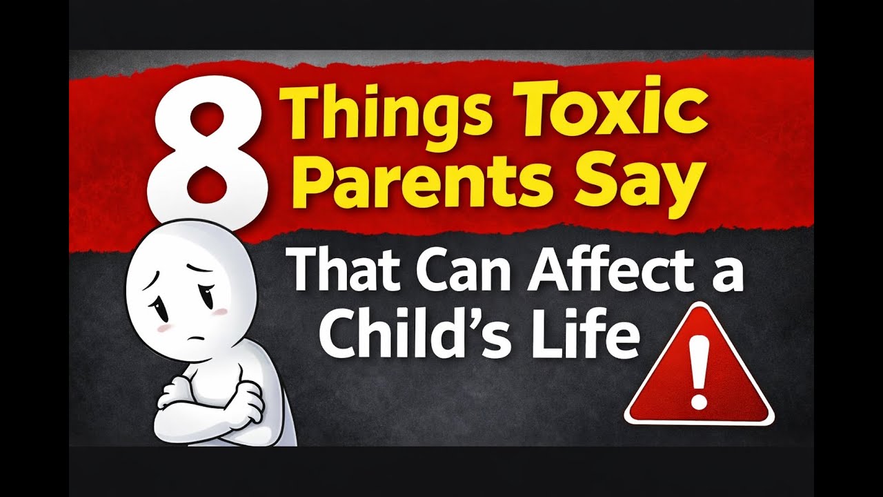 Toxic Things Parents Say To their Children 
