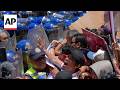 Workers in the Philippines clash with police at May Day march to US Embassy