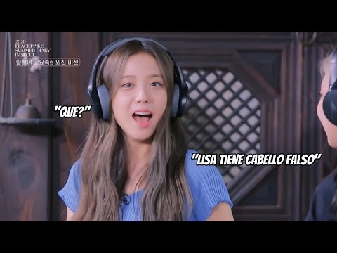 BLACKPINK haciendo comentarios inesperados por alrededor de 1:28 minutos