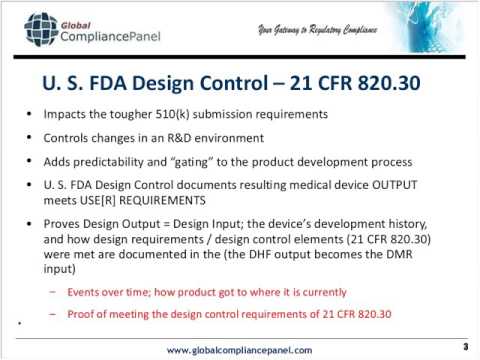 Design Controls - Requirements for Medical Device Developers