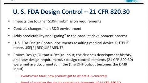 Design Controls - Requirements for Medical Device Developers