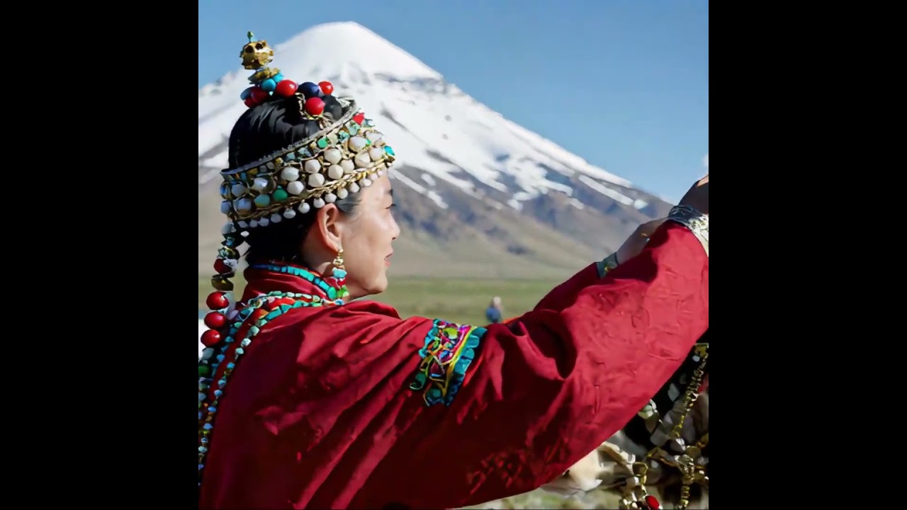 "Pre-Wedding Blessings: Adorning the Sacred Yak at Mount Kailash 🌄💍"