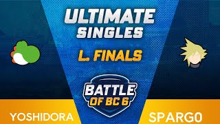 Yoshidora (Yoshi) vs Sparg0 (Cloud) - Ultimate Singles Losers Final - Battle of BC 6