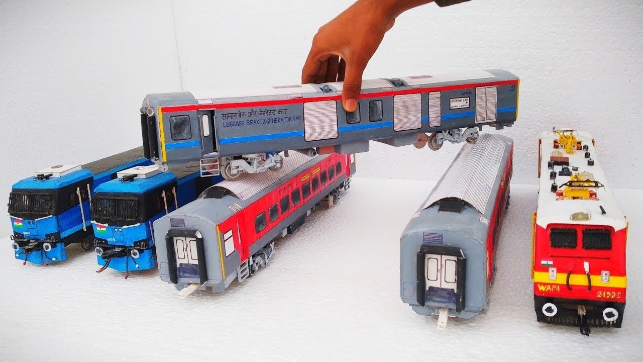 Распаковка модели локомотива LHB Generator Car HO Scale | Миниатюрная модель индийских железных д...