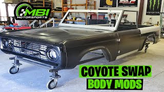 EARLY BRONCO COYOTE SWAP BODY MODIFICATION by MBI Motorsports 4,877 views 3 years ago 26 minutes