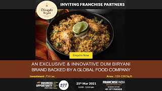Chiragdin Biryani | Exclusive & Innovative Dum Biryani Brand Backed by Global Food Company