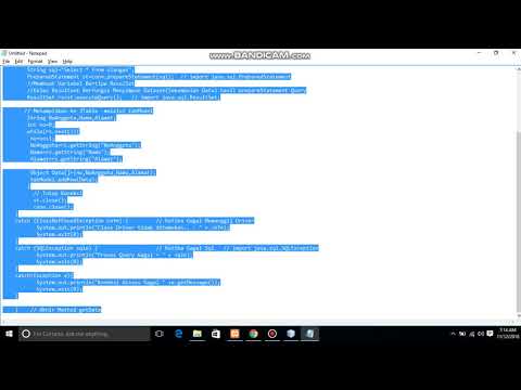Cara menginput data ke Database melalui Java Frame
