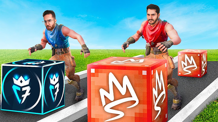 فورت نايت سباق بلوكات حظ اليوتيوبر 😱 ( مع خشب ) 🔥
