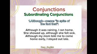 CONJUNCTIONS