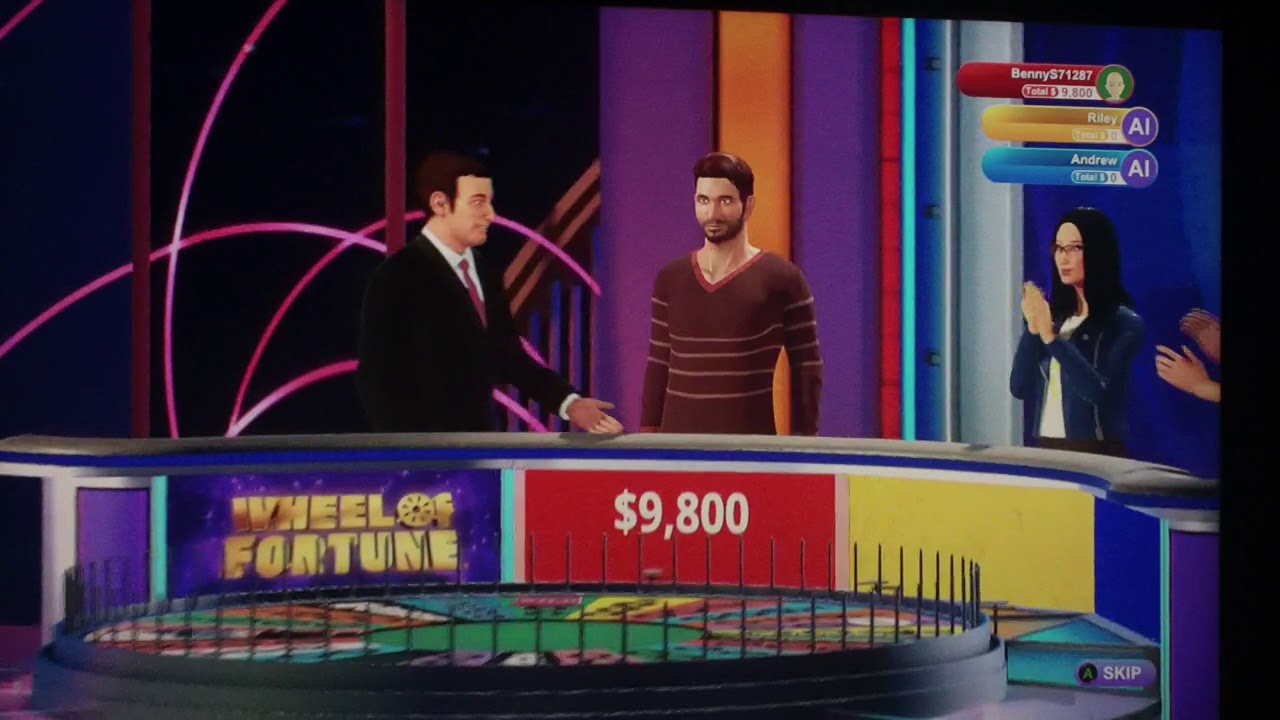 Wheel Of Fortune XBox One Game 6 Part 1 - YouTube