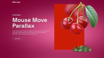 Create Mouse Move Parallax Effect and Entrance Animation using HTML, CSS and JS