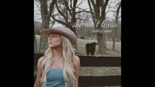 Video thumbnail of "ashley anne- she ain't texas (official audio)"