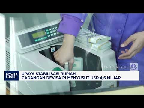 Efek Stabilisasi Rupiah, Cadangan Devisa RI Susut USD 4,6 Miliar
