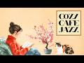 Cozy Cafe Jazz☕️ | Spring BGM for Reading, Study, Work & Relax | Cat and Sakura Bonsai