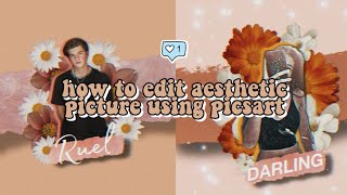 how to edit aesthetic photo using picsart 🌸✨ screenshot 4