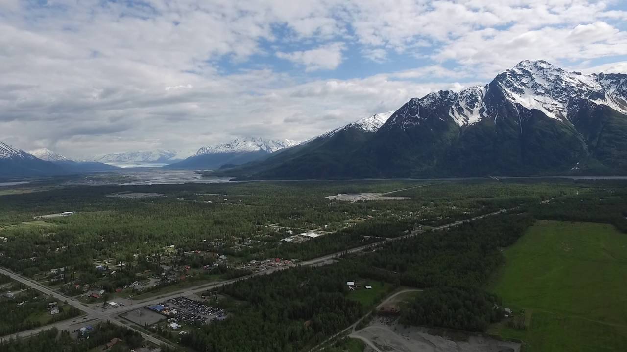 Drone over Bodenburg Butte, Palmer Alaska YouTube