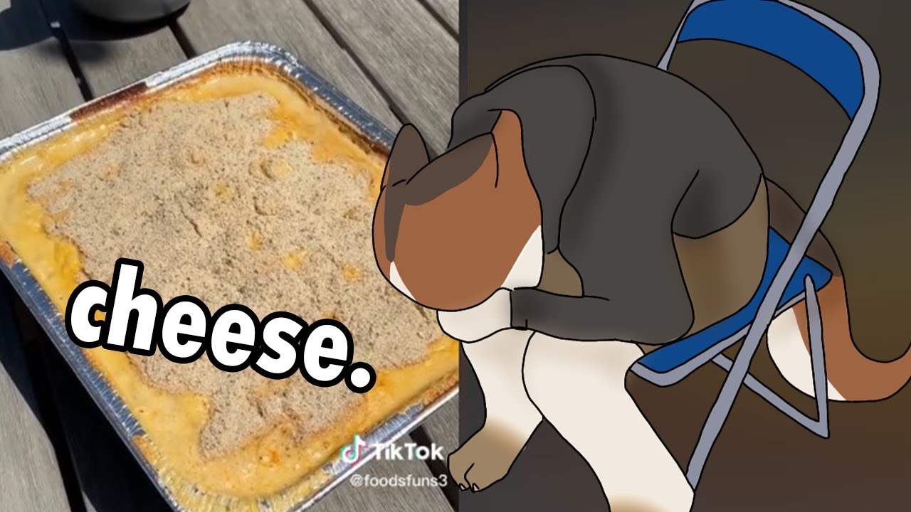 Food TikTok is just cheese it's all cheese help it's just cheese