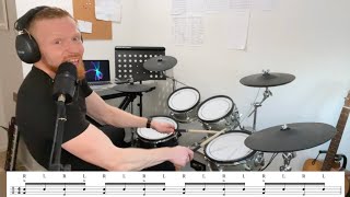 Video thumbnail of "The Bo Diddley Beat (with bass drum and hi-hat): Practice-Along Video"