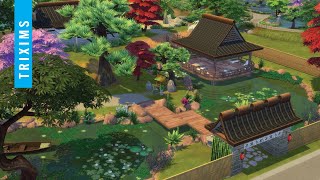 Japanese Tea Garden | Sims 4 | NO CC | Stop Motion Build