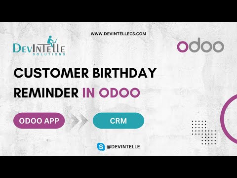 How To Create Customer Birthday Reminder In Odoo