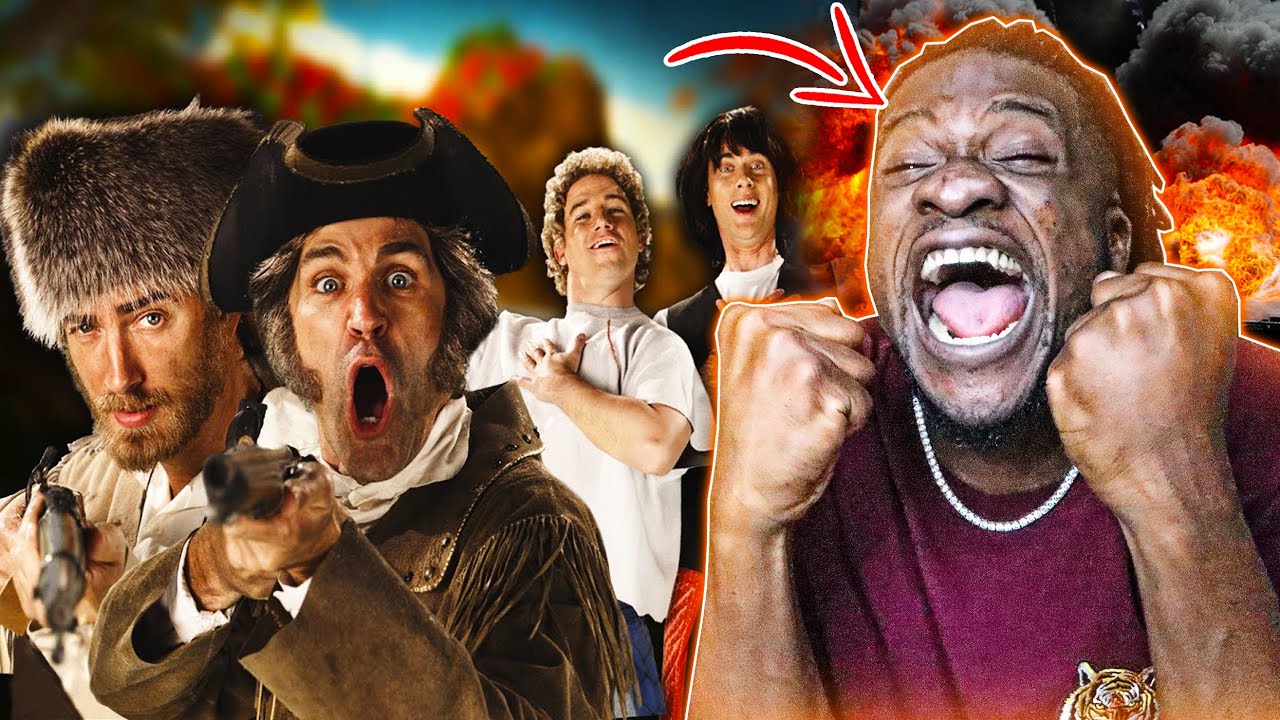 ВОТ ЭТО БИТВА! | Льюис и Кларк против Билла и Теда. Эпические рэп-баттлы в истории (РЕАКЦИЯ)