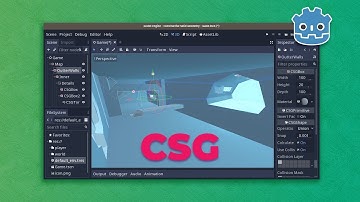Model in Godot 3.1 with CSG: Constructive Solid Geometry (tutorial)