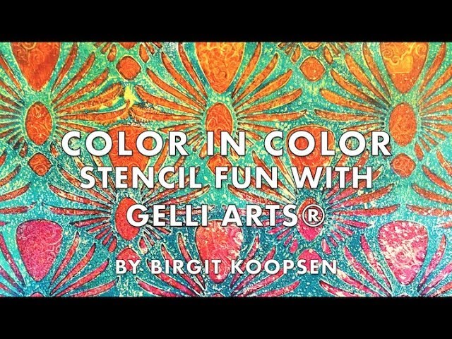 We're back with our #GelPrinting101 series with Gelli Arts® Artist @Ta