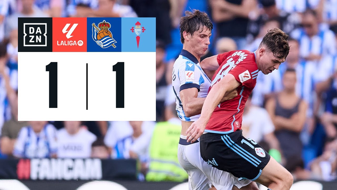 Real Sociedad vs RC Celta (1-1) | Resumen y goles | Highlights LALIGA ...