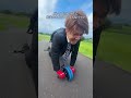 最後の力を振り絞って坂を登る人型バイク #shorts