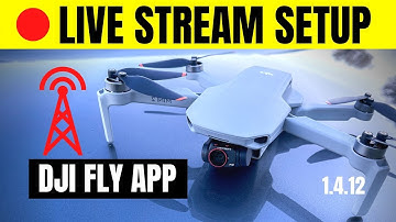 How to Live Stream from DJI Fly App (1.4.12) 🔴 Setup & Stream directly to YouTube  🔴 DJI Mini 2