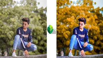 Snapseed- Nature Inspired photo editing tutorial 🔥|| Moody orange effect editing Niraj Editz