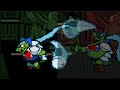 Deltarune But Old Man Dresses Up As Cirno from Touhou
