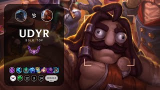 Udyr Top vs Gragas - KR Master Patch 14.8