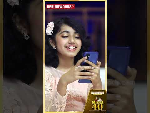 Meena-வின் அழகு அப்படியே Nainika-வின் Reaction-ல தெரியுது💥  #Meena40 #Behindwoods