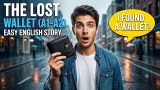 Easy English Story for Beginners | The Lost Wallet (A1–A2) | English Listening Practice