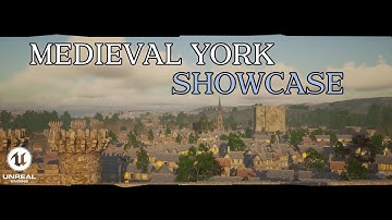 4K Medieval City Showcase in Unreal Engine