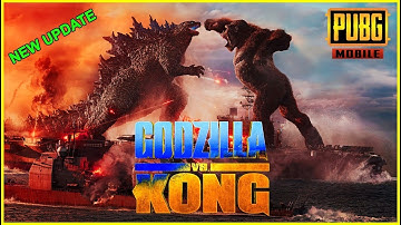 PUBG MOBILE GODIZLLA VS KONG MODE ( THIS IS NOT CLICKBAIT ) | GODZILLA ON ERANGEL MAP - THIS IS 🔥😍😲
