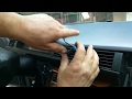 Mercedes W124 front air vent light bulb replacement