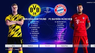 PES 2020 - Borussia Dortmund vs Bayern Munich --- Derby Match - Haaland goal vs Lewandowski goal