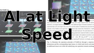 Light-Speed Intelligence: How Photons are Revolutionizing AI Calculations