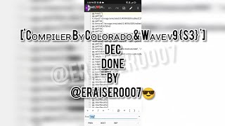 #COLORADO V9 ENCRYPTION REMOVING BLOCKERS WITH LASM || TUTORIAL 63 ||DEC BY @ERAISER0007 || @ERAISER