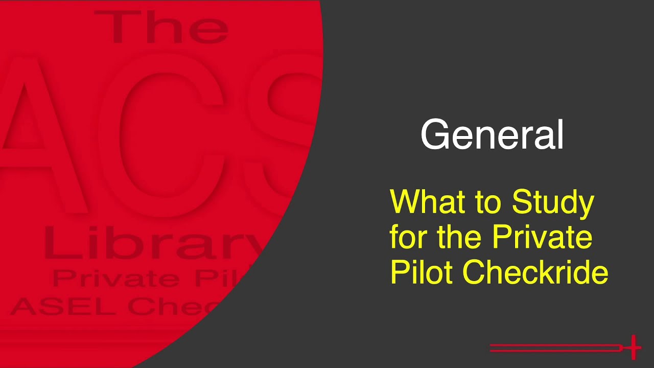 What to Study for the Private Pilot Checkride