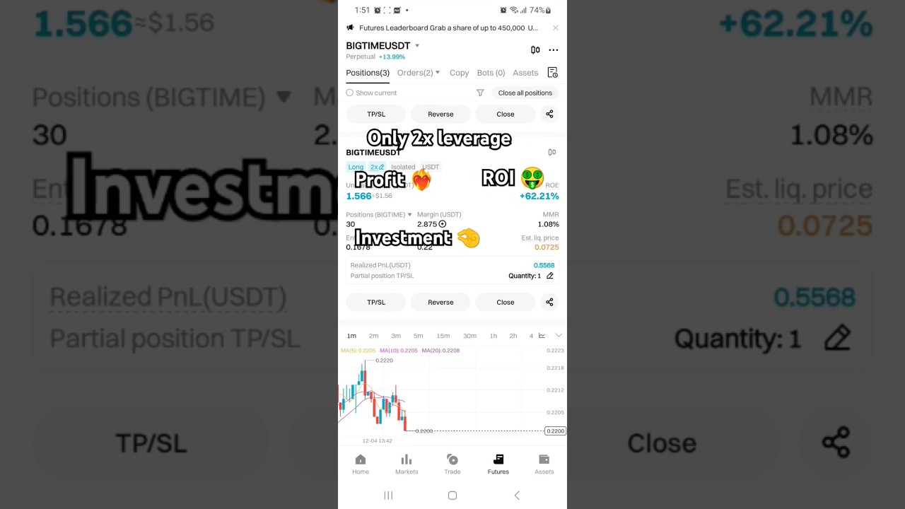 BigTime future training analysis and great profit || cripto Boss BD 