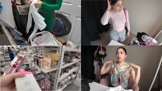shein haul🤍| MINI VLOG (limpieza y mandando ropa pa 🇲🇽 + Ross 🤩+ organizando)