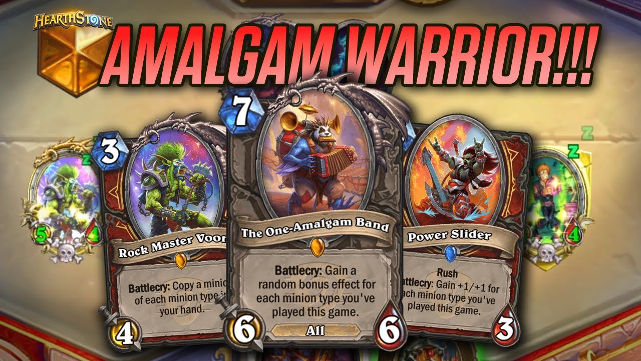 This Amalgam Warrior Deck is 10/10 SUPER FUN Savjz Hearthstone YouTube